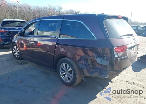 2014 Honda Odyssey Ex-L from USA, damaged, VIN 5FNRL5H65EB073197